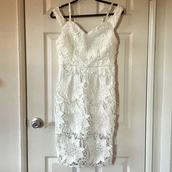 Débardeur Dentelle Blanc Charlotte Russe – Taille L – Femme